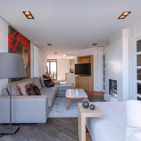 Spacious Duplex With Parking, Three Terraces And Magnificent Sea View! Apartmán Knokke-Heist